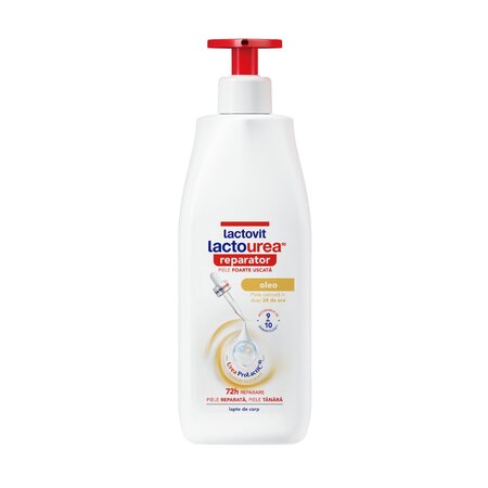 Lapte de corp Lactourea Oleo, 400 ml, Lactovit