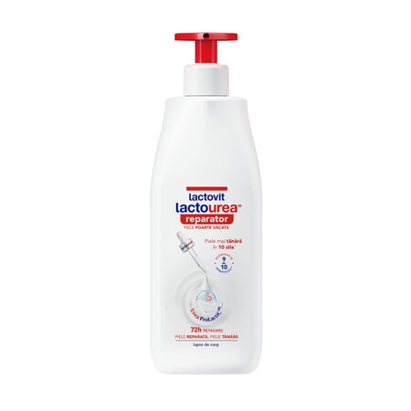 Lapte de corp reparator Lactourea, 400 ml, Lactovit