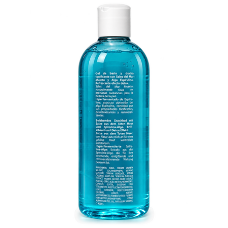 Gel de dus tonifiant cu Saruri de la Marea Moarta si Spirulina, 400 ml, Bottega Verde 823459