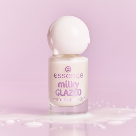 Lac de unghii Mini Nail Polish, Nuanta 21 Milky Glazed, 5 ml, Essence 822755