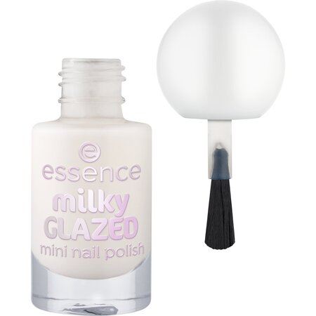 Lac de unghii Mini Nail Polish, Nuanta 21 Milky Glazed, 5 ml, Essence 822758
