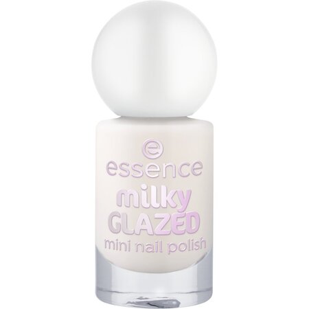 Lac de unghii Mini Nail Polish, Nuanta 21 Milky Glazed, 5 ml, Essence