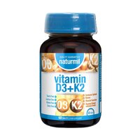 Vitamina D3 + K2, 60 tablete, Naturmil