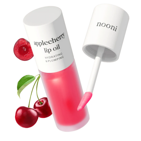 Ulei de buze cu ulei din seminte de mar si extract de cirese, Applecherry, 3.7 ml, Nooni 822958