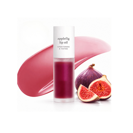 Ulei de buze cu ulei din seminte de mar si extract de smochine, Applefig, 3.7 ml, Nooni