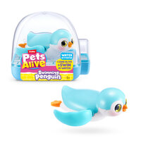 Jucarie interactiva, Pinguin inotator, +3 ani, 1 bucata, Pets Alive