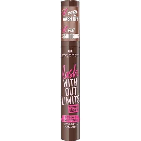 Mascara pentru alungire si volum Tubing Lash Without Limits, Nuanta 05 Brown, 13 ml, Essence