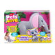 Jucarie interactiva de plus, Mama elefant si puii sai, +3 ani, Pets Alive 823042
