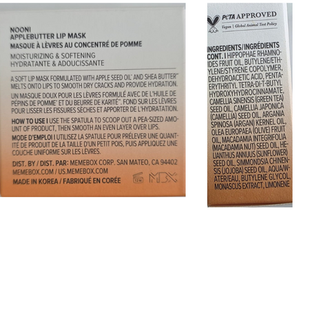 Masca de buze, Applebutter, 12 g, Nooni 823065
