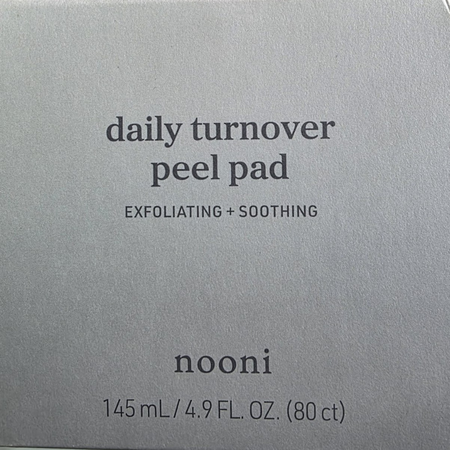 Dischete exfoliante pentru fata Daily Turnover Peel Pad, 145 g, Nooni 823078