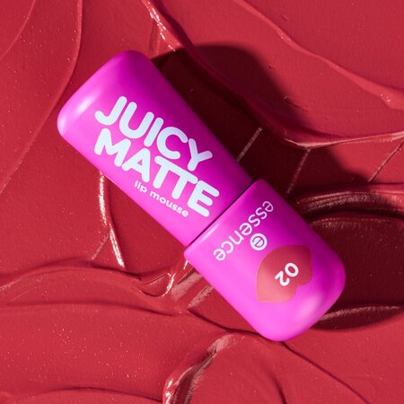 Ruj crema Lip Mousse Juicy Matte, Nuanta 02 Featherlight Pink, 2.7 ml, Essence 823199