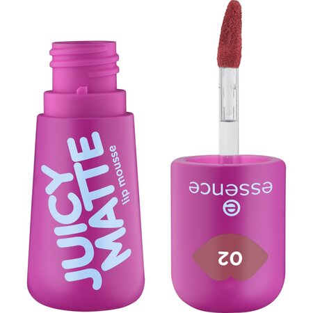 Ruj crema Lip Mousse Juicy Matte, Nuanta 02 Featherlight Pink, 2.7 ml, Essence 823203