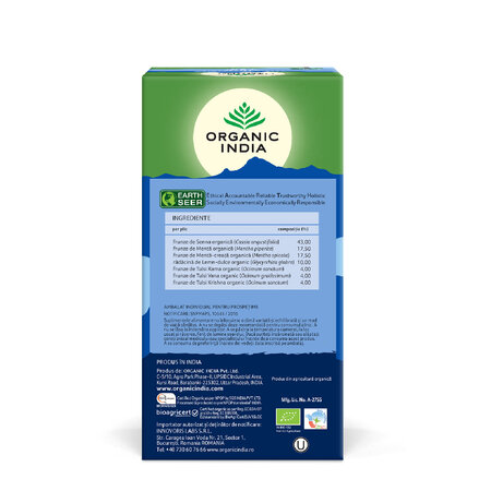 Ceai Bio Tulsi Original, 25 plicuri, Organic India 823260