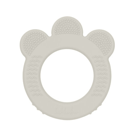 Inel gingival din silicon Platinum, Sand, +3 luni, 1 bucata, Kikka Boo 823281