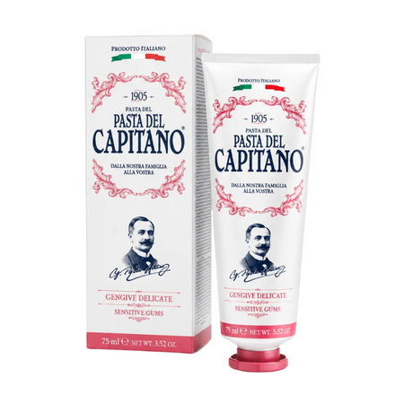 Pasta de dinti pentru dinti sensibili 1905, Sensitive, 75 ml, Pasta del Capitano