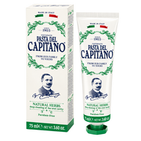 Pasta de dinti cu extracte de plante naturale si microgranule 1905, Natural Herbs, 75 ml, Pasta del Capitano