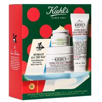 Set Crema cu ceramide pentru corp + Crema Ultra Facial + Crema ochi cu avocado Hydrate All The Way, 30 ml + 50 ml + 7 ml, Kiehl's