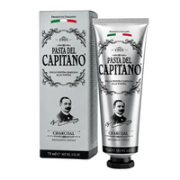 Pasta de dinti cu carbune activ 1905, Charcoal, 75 ml, Pasta del Capitano
