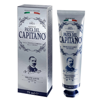 Pasta de dinti cu bicarbonat de sodiu pentru albire 1905, Whitening Baking Soda, 75 ml, Pasta del Capitano