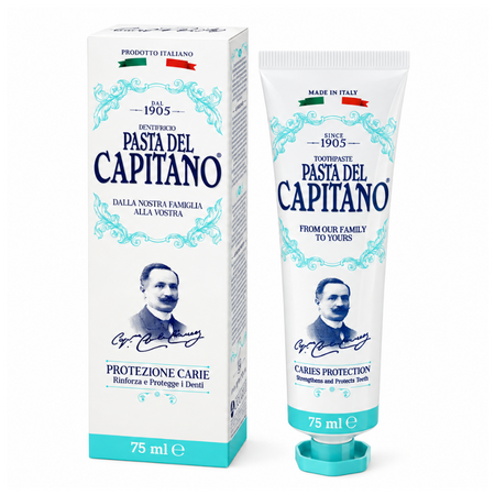 Pasta de dinti pentru protectie impotriva cariilor 1905, Original Recipe, 75 ml, Pasta del Capitano