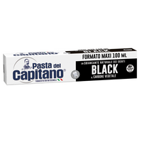 Pasta de dinti cu carbune activ, Charcoal MAXI, 100 ml, Pasta del Capitano