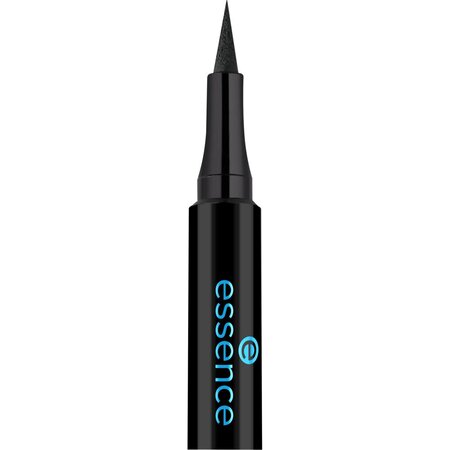 Tus de ochi extra rezistent la apa si transfer Eyeliner Pen, 01 Black, 1.2 ml, Essence 823456