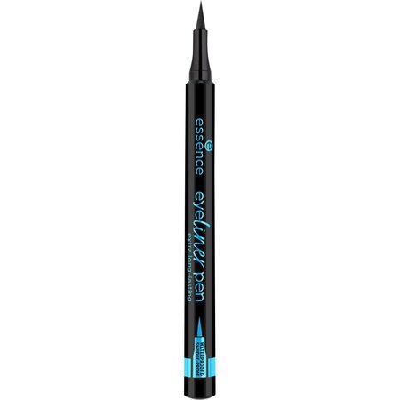 Tus de ochi extra rezistent la apa si transfer Eyeliner Pen, 01 Black, 1.2 ml, Essence 823464