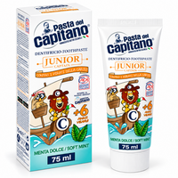 Pasta de dinti Junior, Menta, 6 ani+, 75 ml, Pasta del Capitano