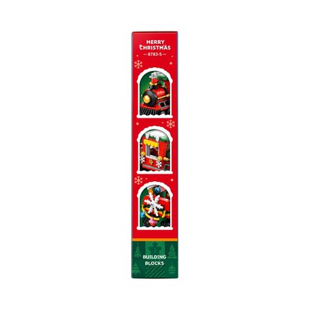 Set de constructie, Trenulet de Craciun, 6 ani+, 322 piese, OEM 823539