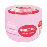Exfoliant cremos de corp Strawberry Pudding Gourmand, 250 g, Bielenda