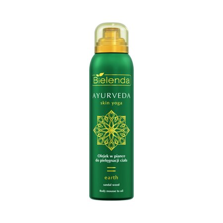 Ulei de corp spumant Earth Ayurveda Skin Yoga, 150 ml, Bielenda