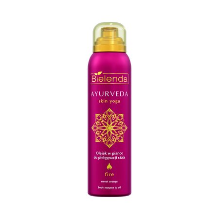 Ulei de corp spumant Fire Ayurveda Skin Yoga, 150 ml, Bielenda