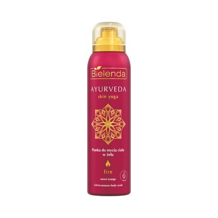 Gel de dus spumant Fire Ayurveda Skin Yoga, 150 ml, Bielenda