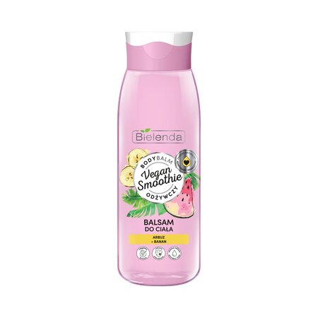 Lotiune de corp Watermelon+Banana Vegan Smoothie, 400 ml, Bielenda