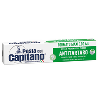 Pasta de dinti antitartru cu zinc, pirofosfati, salvie si cimbru, Antitartaro MAXI, 100 ml, Pasta del Capitano