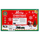 Trenulet electric de cu locomotiva, 3 vagoane si sine, Merry Christmas Railway Express, 3 ani+, 18 piese, OEM 823602