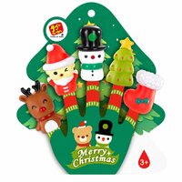 Set 5 figurine pentru degete de Craciun, 3 ani+, OEM