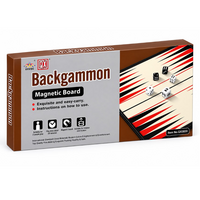 Joc de societate Backgammon cu tabla magnetica, 8 ani+, OEM
