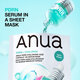 Masca de fata PDRN Hyaluronic Acid Capsule 100 Serum Mask, 23 ml, Anua 823680