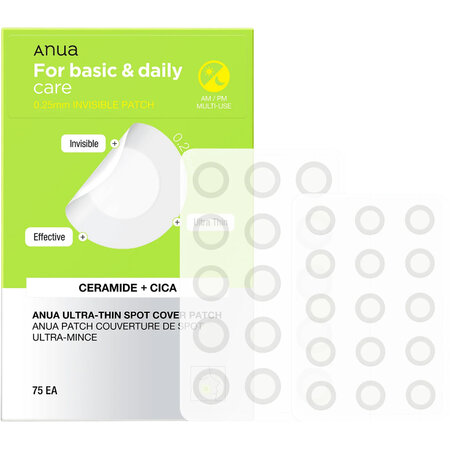 Plasturi hidrocoloidali Ultra-Thin Spot Cover Patch, 75 buc, Anua 823705