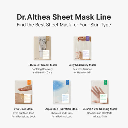 Masca de fata 345 Relief Cream Mask, 25 g, Dr. Althea 823841