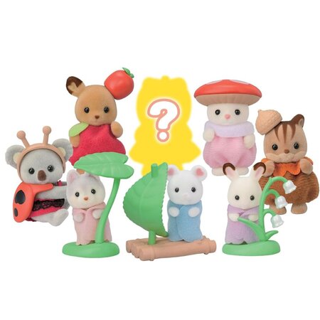 Figurina Surpriza Bebelusi Cu Costume Inspirate Din Padure, + 3 ani, Sylvanian Families 823862