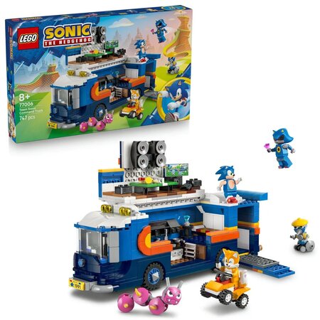 Camionul de comanda al echipei Sonic, +8 ani, 77006, 747 piese, Lego 823860