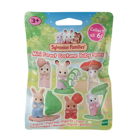 Figurina Surpriza Mini Bebelusi Cu Costume Inspirate Din Padure, + 3 ani, Sylvanian Families