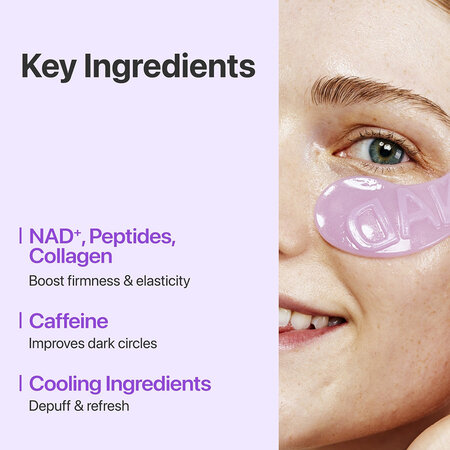 Plasturi pentru ochi No.9 NAD+ Collagen Under Eye Patches, 5 buc, Numbuzin 824006