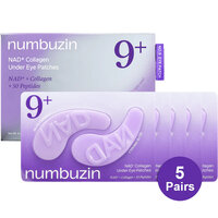 Plasturi pentru ochi No.9 NAD+ Collagen Under Eye Patches, 5 buc, Numbuzin