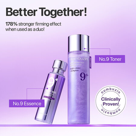Toner de fata No.9+ NAD+ PDRN Glow Boosting Toner, 150 ml, Numbuzin 824039