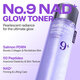 Toner de fata No.9+ NAD+ PDRN Glow Boosting Toner, 150 ml, Numbuzin 824034