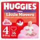 Scutece Pants Little Movers, Nr. 4, 9-14 kg, Girls, 36 bucati, Huggies 801286