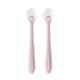 Set 2 lingurite din silicon, Blush, +4 luni, Kikka Boo 824137